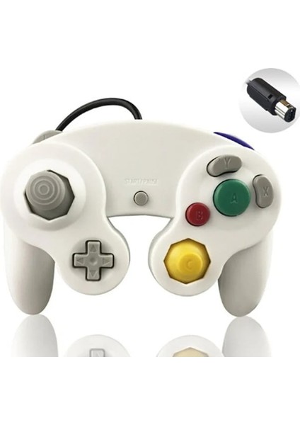 Yeşil-Klasik 1.5 M Kablolu Oyun Denetleyicisi Gamepad Titreşimli Joystick Uzaktan Ngc/wıı/ Ndc Gamecube Konsolları Oyun Denetleyici Pedi (Yurt Dışından)