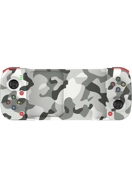 Beyaz Gerilebilir Gamepad Joystick Ergonomik Gamepad Denetleyicisi 400 Mah Pil Bluetooth Uyumlu 5.0 Ios Android Cep Telefonu Için (Yurt Dışından)