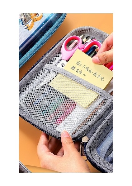 Hss Uzay Desen Kalem Kutusu Öğrenci Büyük Kapasiteli Kırtasiye Kutusu- (Yurt Dışından) modelleri