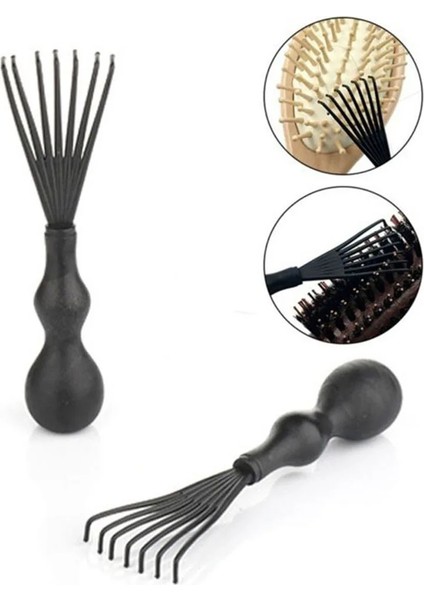 Yeni Saç Tarak Fırça Temizleme Sökücü Gömülü Kolu Aracı Tarak Saç Fırçası Temizleyici Faydalı Tarak Aksesuarları (Yurt Dışından)