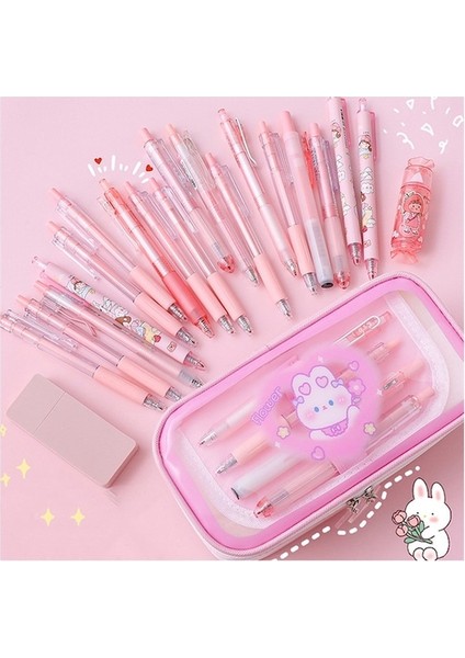 Ww Büyük Kapasiteli Öğrenci Şeffaf Pencere Kalem Kutusu-Yeşil (Yurt Dışından) modelleri