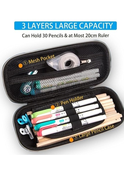 Kızlar Için Kalem Kutusu 3D Eva Unicorn Karikatür Depolama Kılıfı Okul Çocukları Için Kalem Tutucu Büyük Kapasiteli Saklama Kutusu Öğrenci Kırtasiye Kutusu-Mavi (Yurt Dışından) modelleri