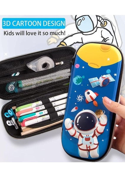 Kızlar Için Kalem Kutusu 3D Eva Unicorn Karikatür Depolama Kılıfı Okul Çocukları Için Kalem Tutucu Büyük Kapasiteli Saklama Kutusu Öğrenci Kırtasiye Kutusu-Mavi (Yurt Dışından) fırsatları