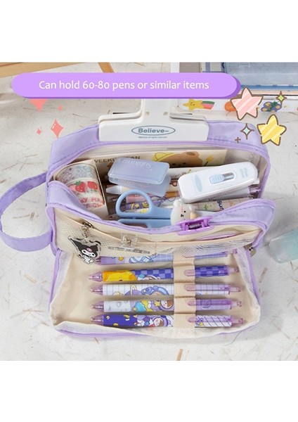 Ww 5 Katlı Büyük Kapasiteli Kalem Kutusu-Pembe (Yurt Dışından) indirimleri