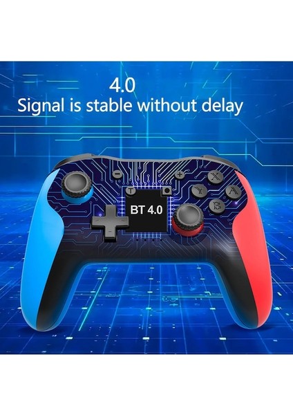 NS009NNS Nfc-Bt 2.4g Kablosuz Denetleyici Nintendo Anahtarı Pro Akıllı Telefon Pc Tv Kutusu Tablet Ps3 Tesla Gamepad Pc Joystick Denetleyici (Yurt Dışından)