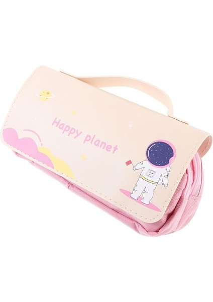 Heamor Astronot Kalem Kutusu Büyük Kapasiteli Sevimli Kalem Çantası Karikatür Saklama Çantası Anaokulu ve Okul Için Kalemlik (Yurt Dışından)