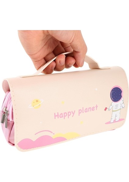 Heamor Astronot Kalem Kutusu Büyük Kapasiteli Sevimli Kalem Çantası Karikatür Saklama Çantası Anaokulu ve Okul Için Kalemlik (Yurt Dışından) fiyatları