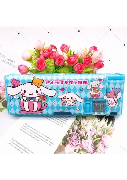 Hss Çocuklar Için Karikatür Çok Bölmeli Kalem Kutusu -Beyaz (Yurt Dışından)