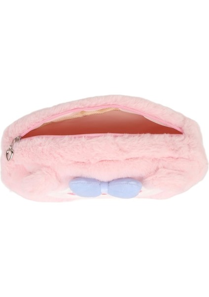 Heamor Peluş Kalem Kutusu Büyük Kapasiteli Kalem Çantası Sevimli Çok Amaçlı Kalem Kutusu Kalemler Kalemler Silgi Cetveller Pembe Kedi - Pembe Kedi (Yurt Dışından)