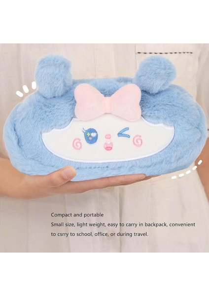 Heamor Peluş Kalem Kutusu Büyük Kapasiteli Kalem Çantası Sevimli Çok Amaçlı Kalem Kutusu Kalemler Kalemler Silgi Cetveller Pembe Kedi - Pembe Kedi (Yurt Dışından) indirimleri