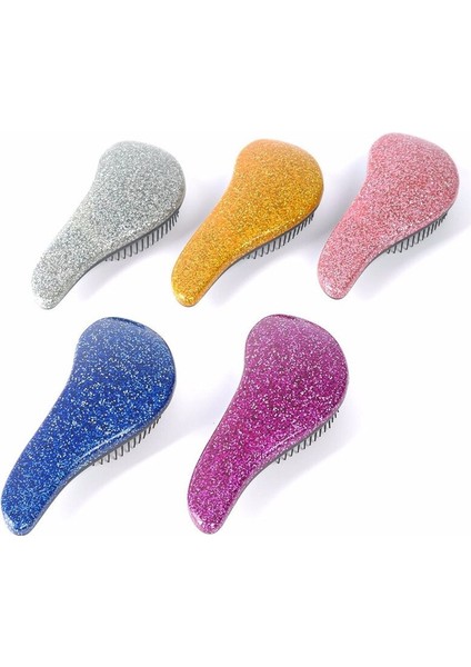 Glitter Parlak Saç Tarak Sihirli Anti-Statik Masaj Tarak Kafa Derisi Sevimli Anti Detangle Duş Saç Fırçası Tarak Şekillendirici Araçları (Yurt Dışından) fiyatları