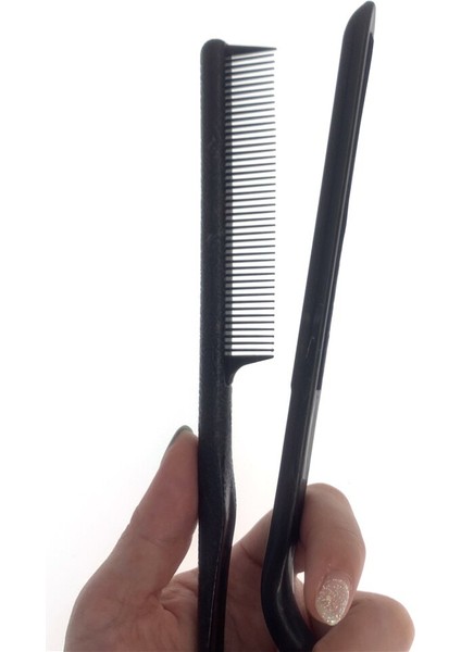 Et Sıcak 1 Pc Faydalı Saç Düzleştirici Salon Tarak Kuaförlük Pürüzsüz Aracı Tutma Maşa Saç Şekillendirici Araçları Kadınlar Için Saç Fırçası Düzleştirici (Yurt Dışından) fırsatları