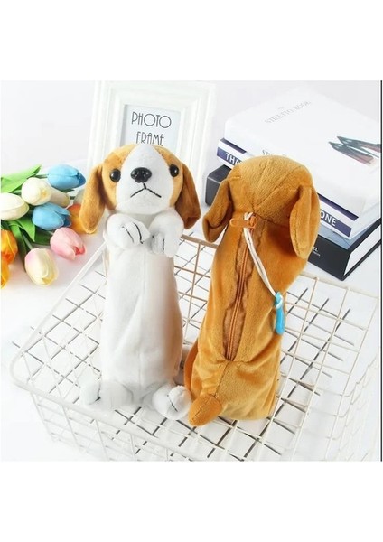 Ww Peluş Köpek Kalem Kutusu-Kahverengi Beyaz (Yurt Dışından) indirimleri