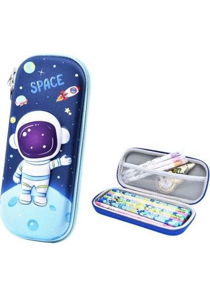 Afif Çocuk Çizgi Film Sevimli Kalem Çantası-Uzay Astronotu (Yurt Dışından)