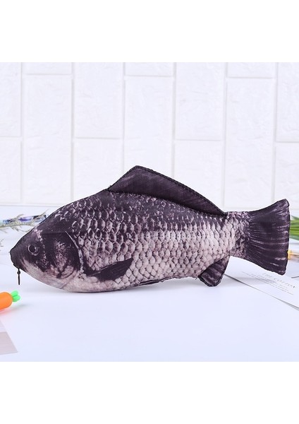 Jolıta 1 Adet Yaratıcı Balık Kalem Kutusu Büyük Kapasiteli Yükseltmeleri Kalem Kutusu -202311 (Yurt Dışından)