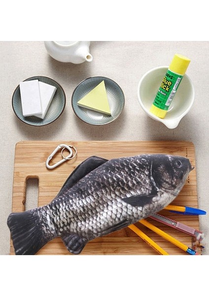 Jolıta 1 Adet Yaratıcı Balık Kalem Kutusu Büyük Kapasiteli Yükseltmeleri Kalem Kutusu -202311 (Yurt Dışından) fiyatları