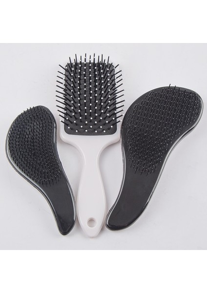 Wit Tt Saç Fırçası Anti-Statische Haar Kam Vrouwen Hoofdhuid Masaj Kam Verminderen Haaruitval Bakım Kappers Ürünleri (Yurt Dışından) modelleri