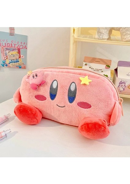 Ww Peluş Kawaii Kalem Kutusu Kırtasiye Çantası-Kırmızı (Yurt Dışından)