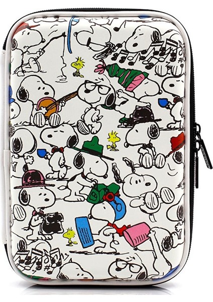 Ww Snoopy Büyük Kapasiteli Kırtasiye Kalem Kutusu-Beyaz (Yurt Dışından)