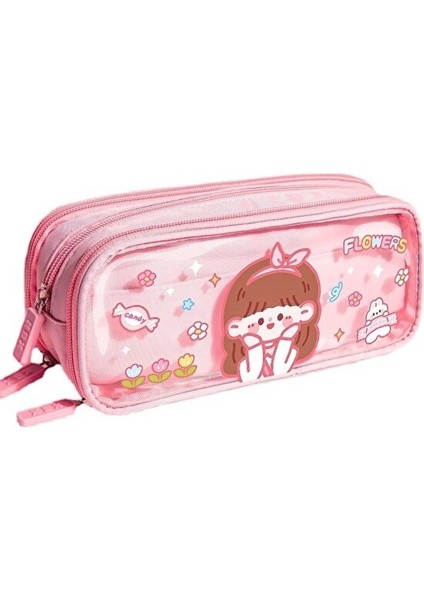 Luckystars Küçük Kız Çok Katmanlı Kalem Kutusu (Yurt Dışından)