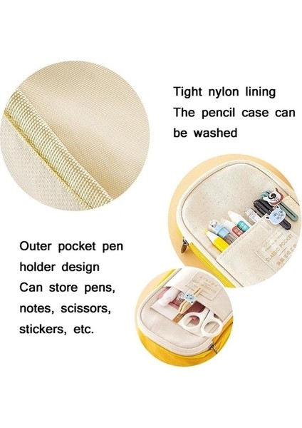 Ww Büyük Kapasiteli Öğrenci Kalem Kırtasiye Çantası-Pembe (Yurt Dışından) modelleri