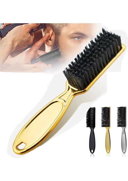 Saç Tarağı Elektroliz Saplı Yumuşak Fırça Başlığı Retro Degrade Yağ Kafa Temizleme Salonu Kuaförlük Ürünleri Saç Aksesuarları (Yurt Dışından)