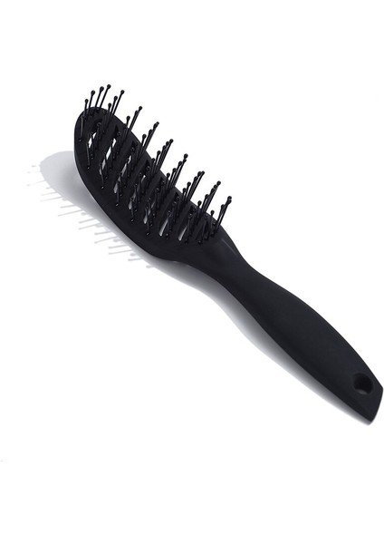 Berber Ark Masaj Modelleme Tarak Geniş Diş Kavisli Saç Maşası Tarak Saç Fırçaları Kavisli Şekillendirici Fırça Siyah (Yurt Dışından) fiyatları