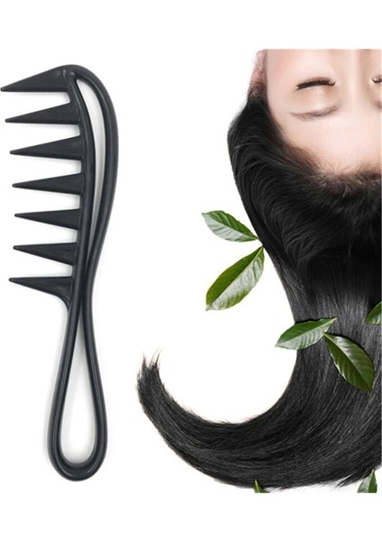 Geniş Diş Köpekbalığı Plastik Tarak Dolaşık Açıcı Kıvırcık Kuaför Kuaförler Tarak Masaj Saç Şekillendirici Boya Aracı Berber Aksesuarları (Yurt Dışından)