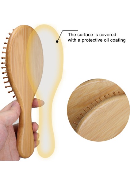 Ahşap Saç Fırçası Yüksek Kalite ile Ahşap Kıl (Yurt Dışından) modelleri