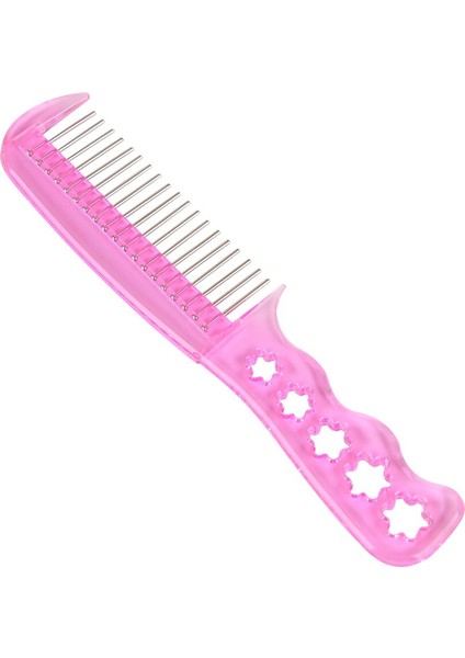 Adet Plastik Saplı Anti-Statik Peruk Aracı Şekillendirici Kıdemli Çelik Tarak Diş Tarak Kadın Makyaj Saç Şekillendirici Aracı (Yurt Dışından) indirimleri