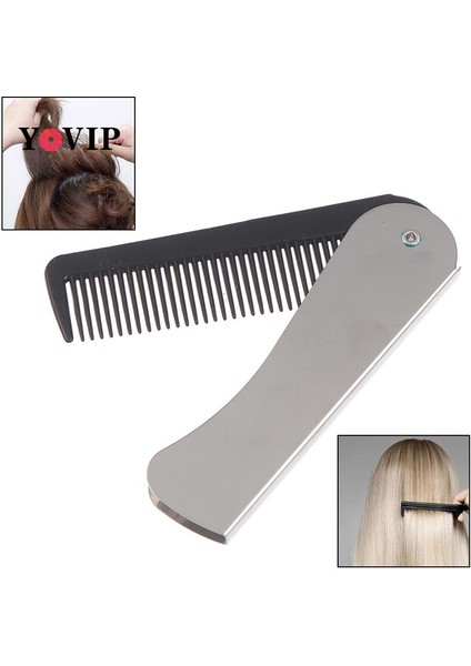 Adet Taşınabilir Seyahat Saç Tarak Fırça Erkek Kadın Katlanabilir Masaj Saç Tarak Katlanır Saç Tarak Kuaförlük Araçları (Yurt Dışından) indirimleri