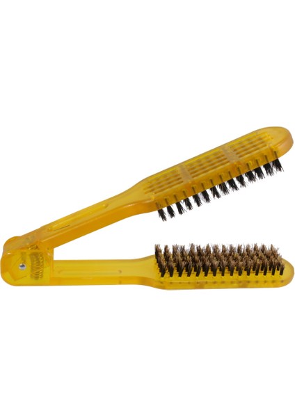 Tüm Saç Tiplerine Uygun Saç Düzleştirici Dolaşık Açıcı Fırça Doğrultma Tarağı (Yurt Dışından)