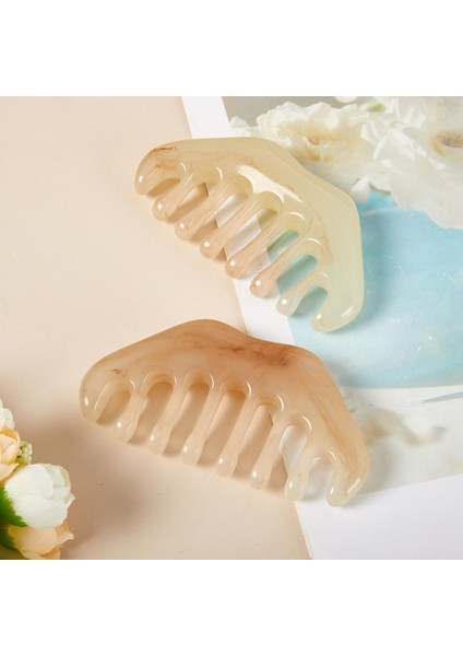 1pc Gua Sha Reçine Masaj Kafası Guasha Tarak Akupunktur Terapi Kazıyıcı Aracı (Yurt Dışından)