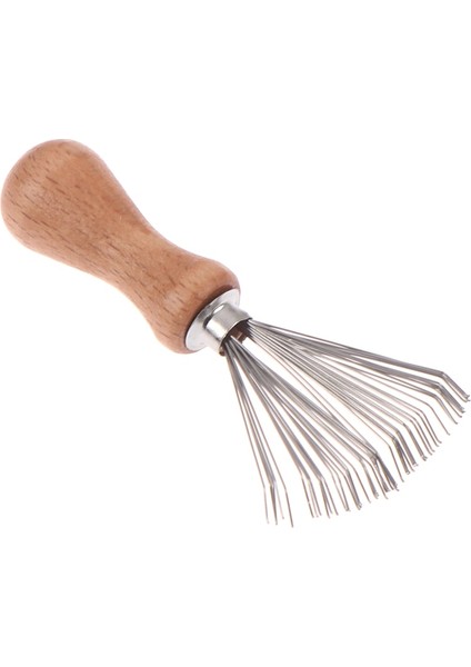 Sıcak 1 Adet Ahşap Tarak Temizleyici Narin Temizlik Çıkarılabilir Saç Fırçası Tarak Temizleyici Aracı Kolu Gömülü Aracı (Yurt Dışından)