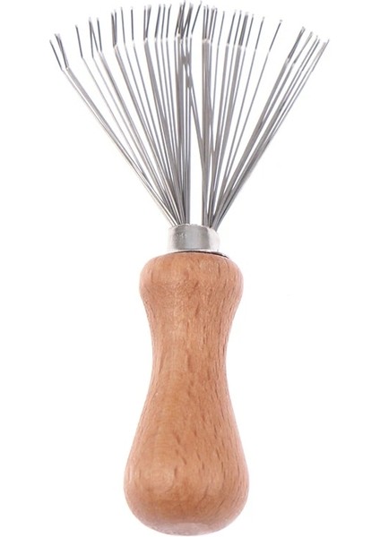 Sıcak 1 Adet Ahşap Tarak Temizleyici Narin Temizlik Çıkarılabilir Saç Fırçası Tarak Temizleyici Aracı Kolu Gömülü Aracı (Yurt Dışından) modelleri