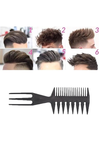 Profesyonel Çift Taraflı Diş Taraklar Berber Saç Boyama Kesme Boyama Fırçası Balık Kılçığı Şekli Saç Fırçası Adam Saç Şekillendirici Aracı (Yurt Dışından) modelleri