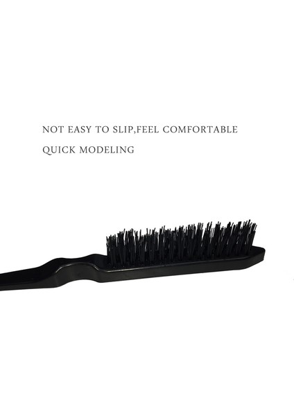 Yeni Profesyonel Berber Kuaförlük Tarak Seti Çift Taraflı Kenar Kontrol Fırçası Saç Çizgisi Fırça ve Sıçan Kuyruğu Tarak (Yurt Dışından) modelleri