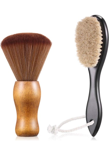 Parça Saç Fırçası Seti, Sakal Fırçası, Saç Kesim Toz Alma Fırçası (Yurt Dışından)