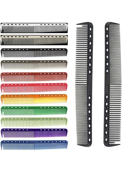 Profesyonel Saç Tarak Berber Kuaförlük Saç Kesme Fırçası Anti-Statik Arapsaçı Salon Saç Bakımı Şekillendirici Araçları Ayrılık Tarak (Yurt Dışından)