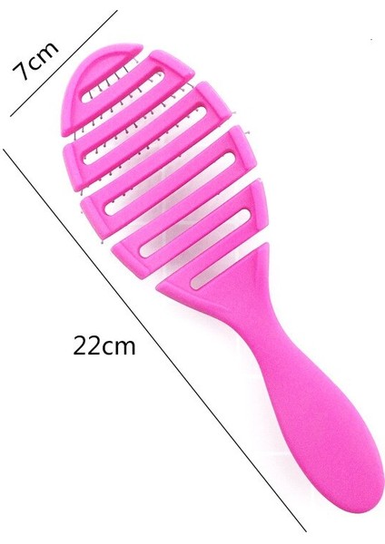 Siyah Pembe Kadın Saç Derisi Masaj Tarak Naylon Saç Fırçası Islak Kıvırcık Detangle Saç Fırçası Salon Kuaförlük Şekillendirici Araçları (Yurt Dışından) fırsatları