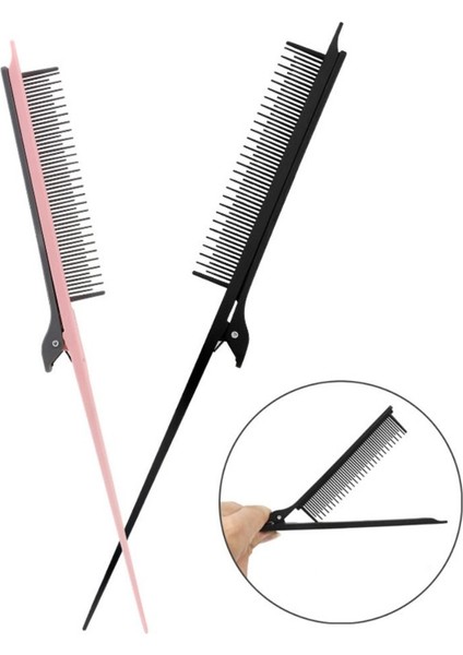 Profesyonel Alay Tarak Yeni Boyama Vurgulama Klip ile Salon Şekillendirici Araçları Kelepçe Fırça Kadın (Yurt Dışından) fırsatları