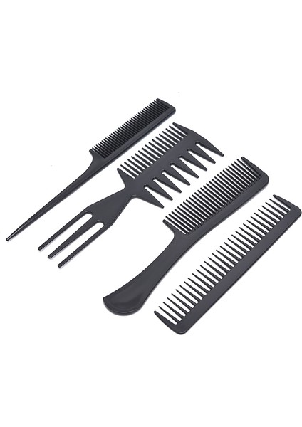10 Adet Saç Şekillendirici Siyah Tarak Seti Profesyonel Salon Anti-Statik Berber Taraklar (Yurt Dışından) modelleri