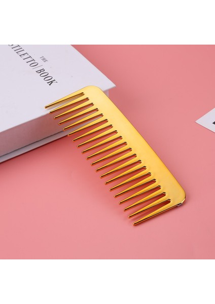 Kore Tasarım Diş Tarak Büyük Geniş Saç Tarak Altın Kuaförlük Tarak Saç Fırçası Kadınlar Için Saç Dökülmesini Azaltmak Saç Şekillendirici Aracı (Yurt Dışından) modelleri
