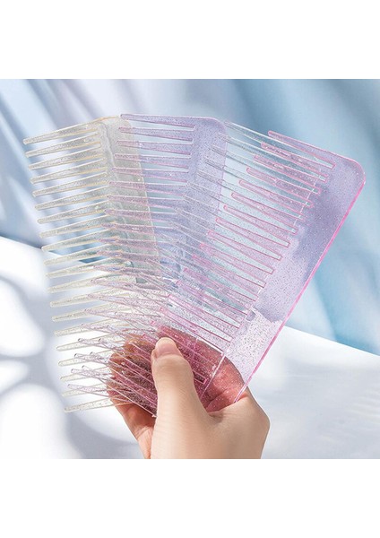 Kore Moda Tasarım Saç Tarak Glitter Saç Tarak Renkli Kuaförlük Tarak Saç Fırçası Kadın Kız Saç Şekillendirici Aracı Taşınabilir (Yurt Dışından)