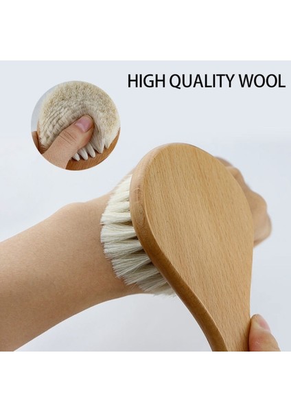 Bebek Saç Fırçası Ahşap Saplı Bebek Yuvarlak Saç Fırçası Doğal Yumuşak Kıl Kapaklar Fırça Yürüyor Yenidoğan Bebek Için (Yurt Dışından) indirimleri