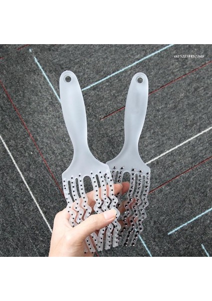 Adet Geniş Diş Hava Yastığı Tarak Kadın Kafa Derisi Masaj Tarak Saç Fırçası Oyma Ev Salon Dıy Kuaförlük Aracı (Yurt Dışından) fırsatları