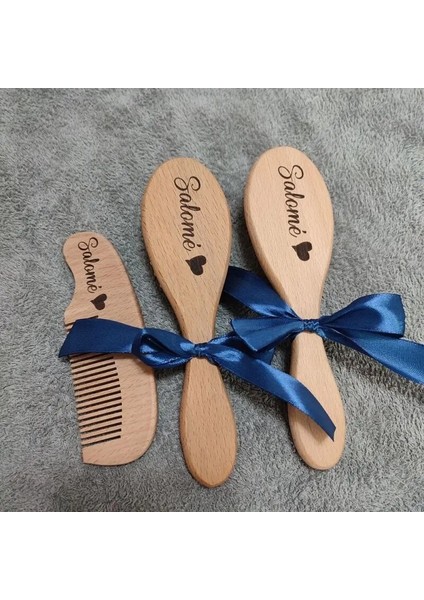 Kişiselleştirilmiş Bebek Hediyesi Yenidoğan Saç Fırçası ve Tarak, Bebek Hatıra Ahşap Kıl Yürümeye Başlayan Tarak Bebek Duş Hediyesi (Yurt Dışından) fiyatları