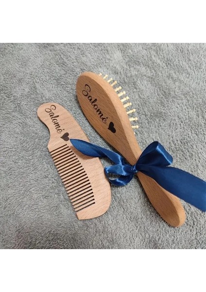 Kişiselleştirilmiş Bebek Hediyesi Yenidoğan Saç Fırçası ve Tarak, Bebek Hatıra Ahşap Kıl Yürümeye Başlayan Tarak Bebek Duş Hediyesi (Yurt Dışından) indirimleri