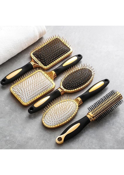 Hazır Stok Ev Saç Kıvırma Tarağı Erkek Kadın Hava Yastığı Hava Yastığı Masaj Tarak Kaburga Tarak Iç Toka Şekillendirici Kuaförlük Silindir Rulo (Yurt Dışından)