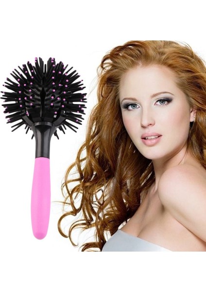 Pratik Saç Şekillendirici Saç Bakımı 3D Küresel Şekilli Masaj Tarağı Armut Kafa (Yurt Dışından) modelleri
